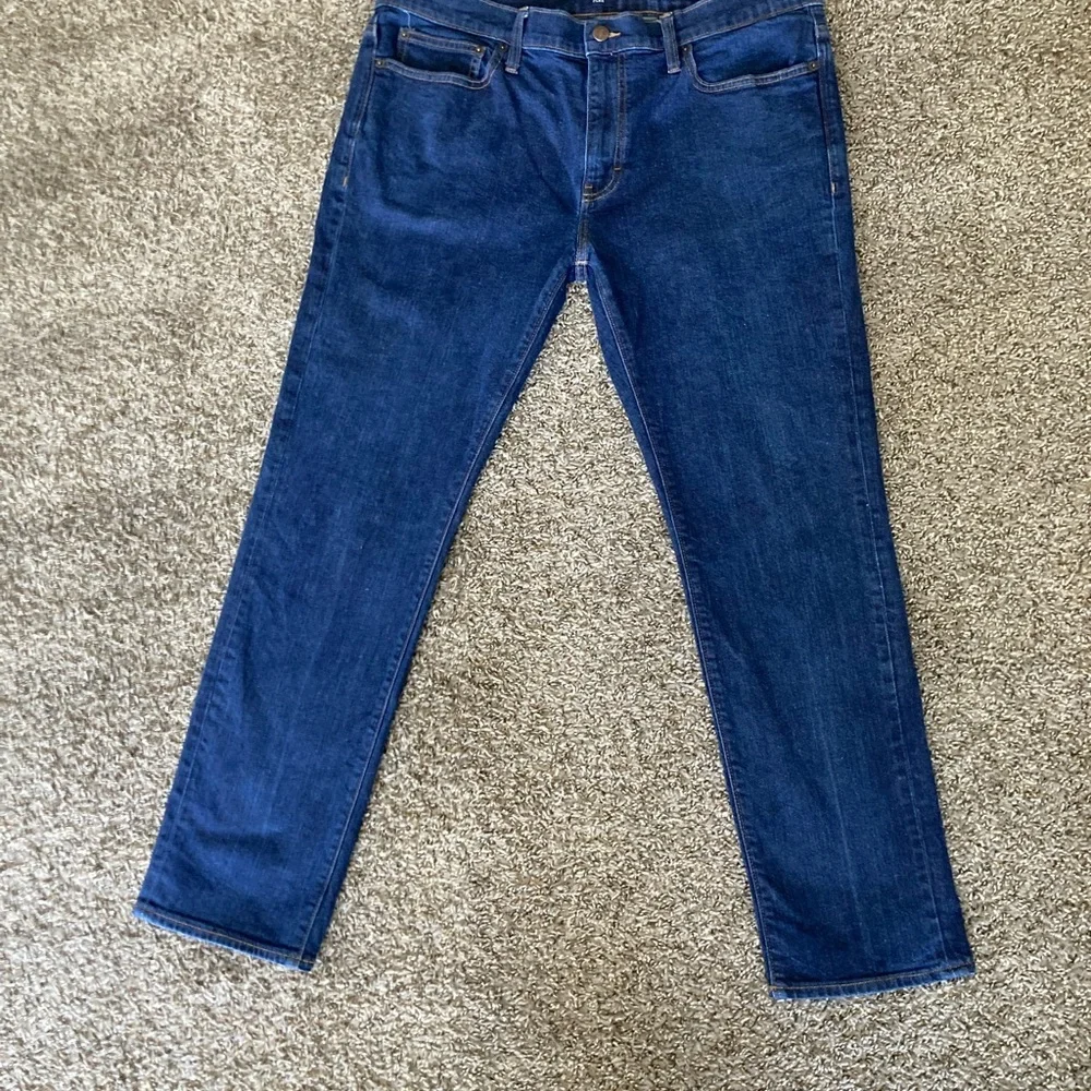 J. Crew Men's Deep Blue Straight Jeans